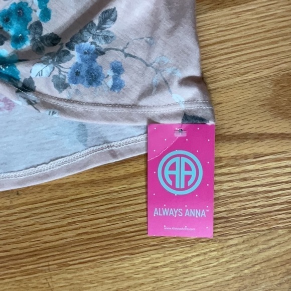 ALWAYS Anna Blush Floral Sleeveless Top - Picture 3 of 7